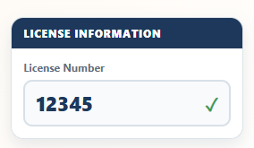 NMLS License Number Transition Field